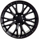 OE Wheels CV22 Black Wheel Satin Black Wheel