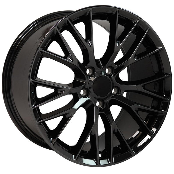 OE Wheels CV22B Black Chrome Wheel PVD Midnight Black Chrome Wheel