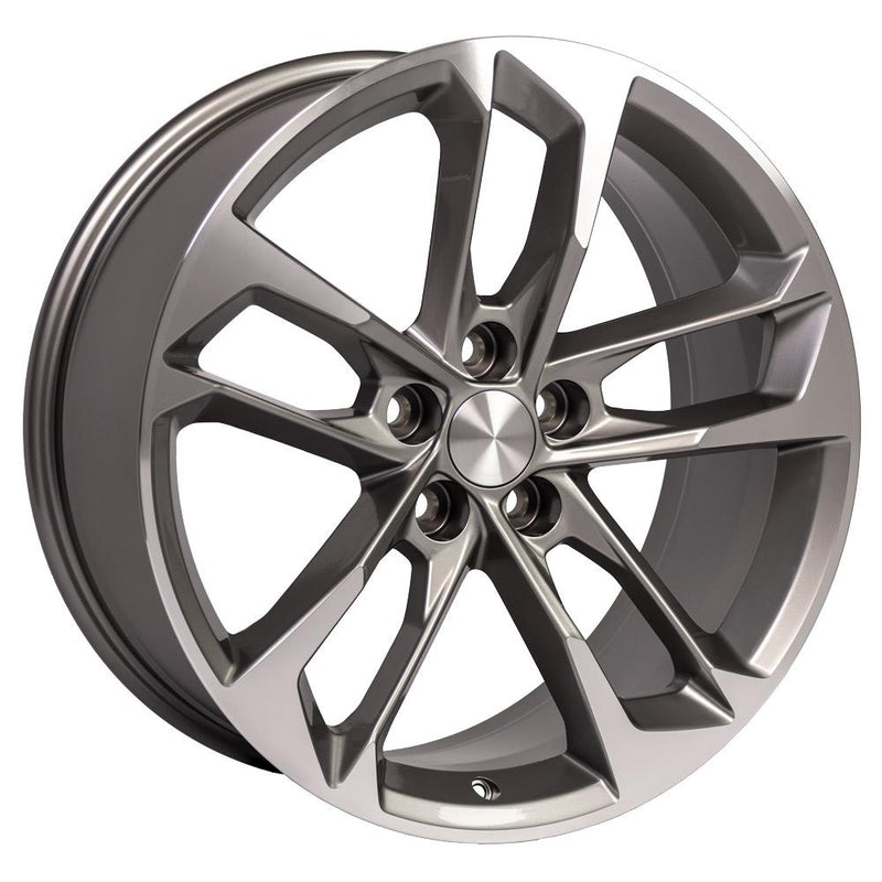 OE Wheels CV29 Machined Wheel Gunmetal Machined Wheel