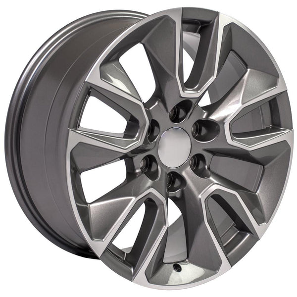OE Wheels CV32 Machined Wheel Gunmetal Machined Wheel