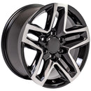 OE Wheels CV34 Machined Wheel Black Machined Wheel