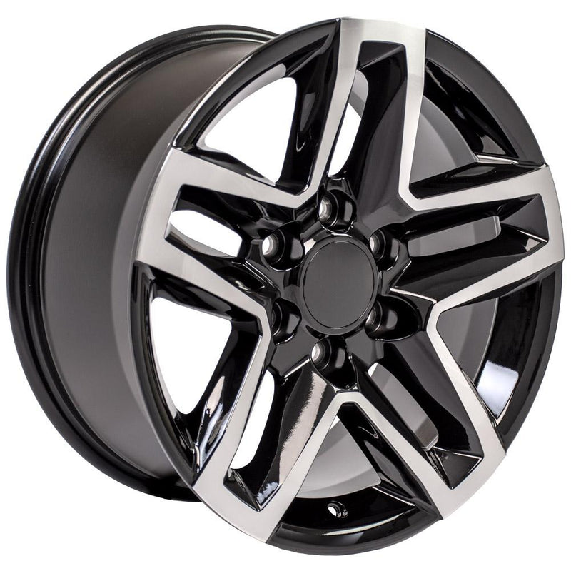 OE Wheels CV34 Machined Wheel Black Machined Wheel