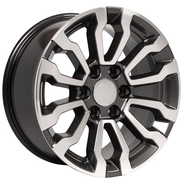 OE Wheels CV35 Gunmetal Wheel Gunmetal Machined Wheel