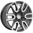 OE Wheels CV36 Gunmetal Wheel Gunmetal Machined Wheel