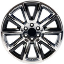 OE Wheels CV73 Chrome Wheel Chrome Wheel with Black