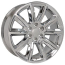 OE Wheels CV73B Chrome Wheel Chrome Wheel with Chrome Insert