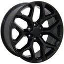 OE Wheels CV98 Black Wheel Satin Black Wheel