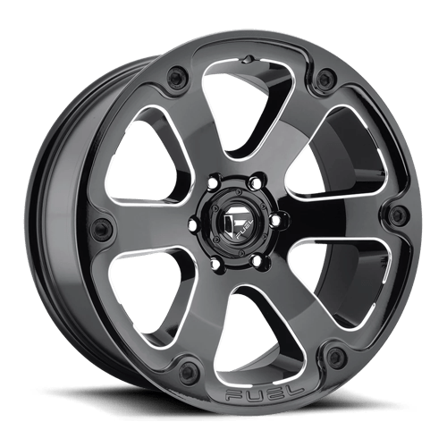 Fuel 1PC D562 BEAST N2 GLOSS BLACK MILLED