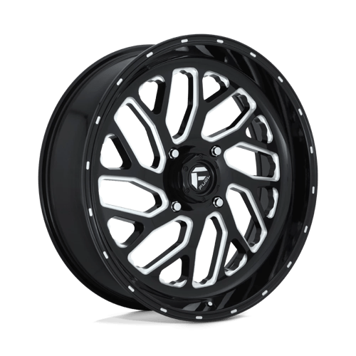 Fuel UTV D581 TRITON BW GLOSS BLACK MILLED