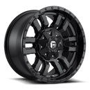Fuel 1PC D596 SLEDGE N2 MATTE BLACK GLOSS BLACK LIP