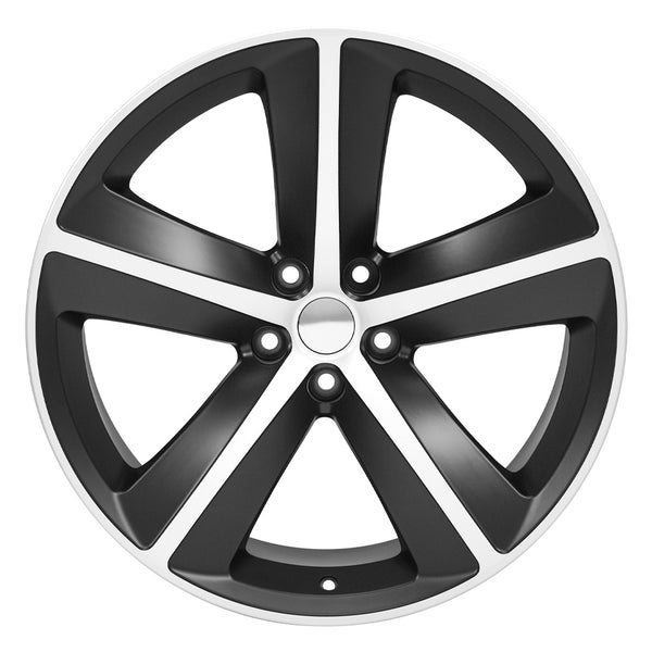 OE Wheels DG05 Machined Wheel Satin Black Machined Wheel