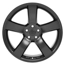 OE Wheels DG12 Black Wheel Satin Black Wheel