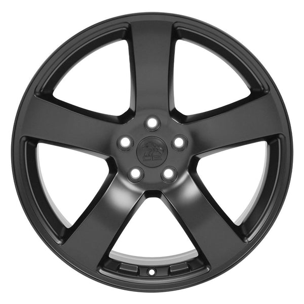 OE Wheels DG12 Black Wheel Satin Black Wheel