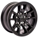 OE Wheels DG55 Black Wheel Satin Black Wheel