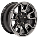 OE Wheels DG55 Polished Wheel Polished Wheel with Painted Inlay