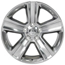 OE Wheels DG65 Polished Wheel Polished Wheel with Painted Inlay