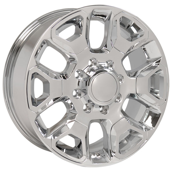 OE Wheels DG66 Chrome Wheel Chrome Wheel with Chrome Insert