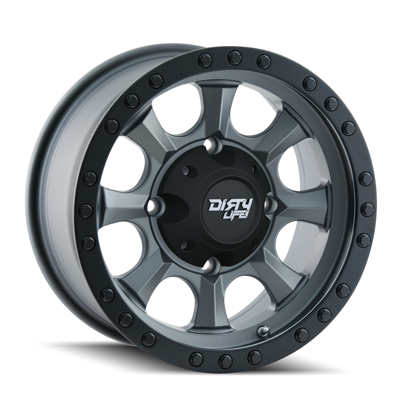 DIRTY LIFE 9300 MATTE GUNMETAL/BLACK BEADLOCK