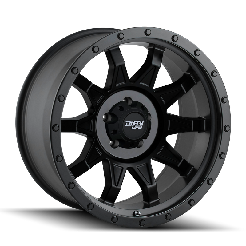DIRTY LIFE 9301 MATTE BLACK W/SIMULATED RING