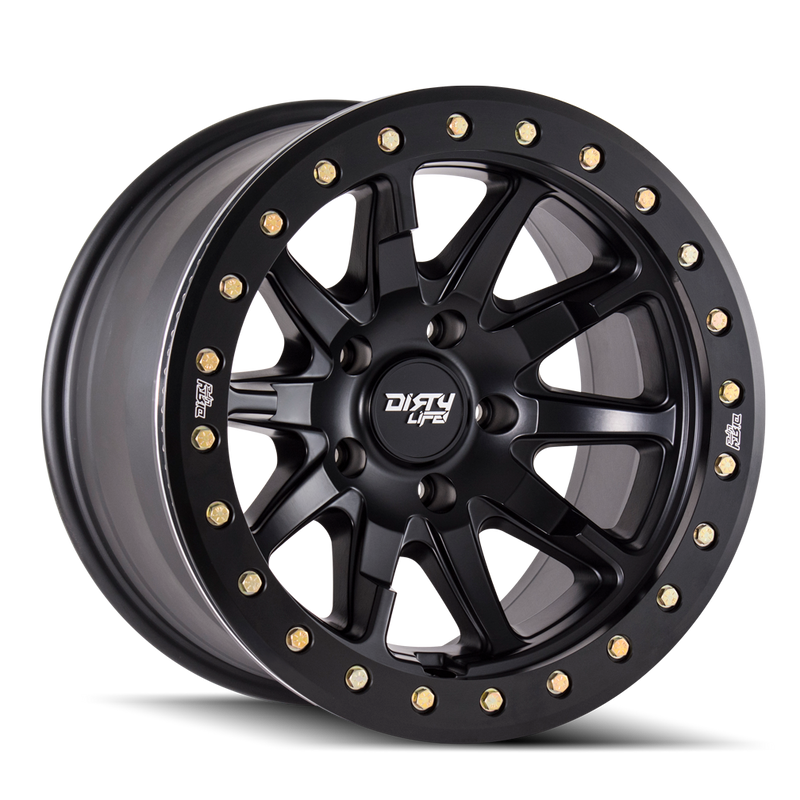 DIRTY LIFE 9304 MATTE BLACK W/SIMULATED RING