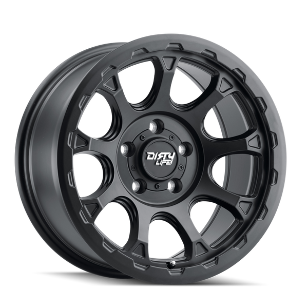 DIRTY LIFE 9307 MATTE BLACK W/SIMULATED RING
