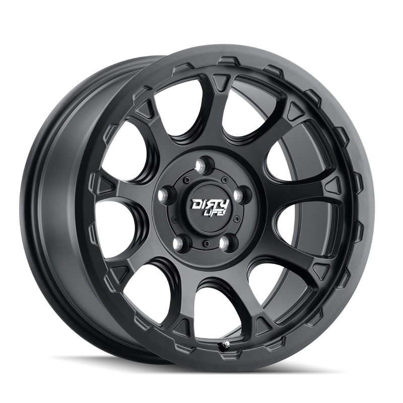 DIRTY LIFE 9307 MATTE BLACK W/SIMULATED RING