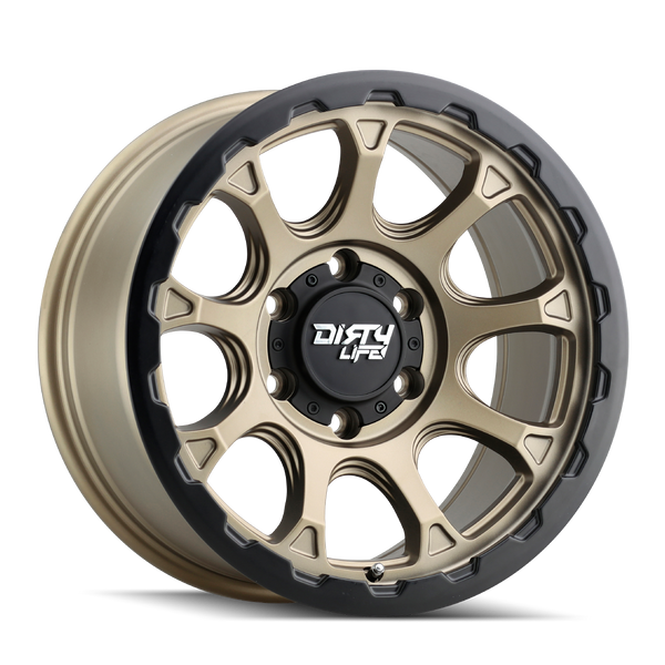 DIRTY LIFE 9307 MATTE GOLD W/SIMULATED RING