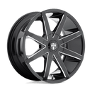 DUB 1PC S109 PUSH ST GLOSS BLACK MILLED