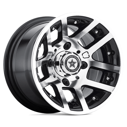 Fairway Alloys FA121 ILLUSION ST MACHINED GLOSS BLACK