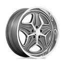 Foose 1PC F172 MERLOT N2 ANTHRACITE MACHINED