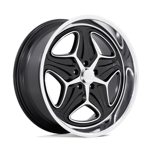 Foose 1PC F171 MERLOT N2 GLOSS BLACK MACHINED