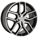 OE Wheels FR73 Machined Wheel Black Machined Wheel