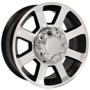 OE Wheels FR78 Machined Wheel Satin Black Machined Wheel