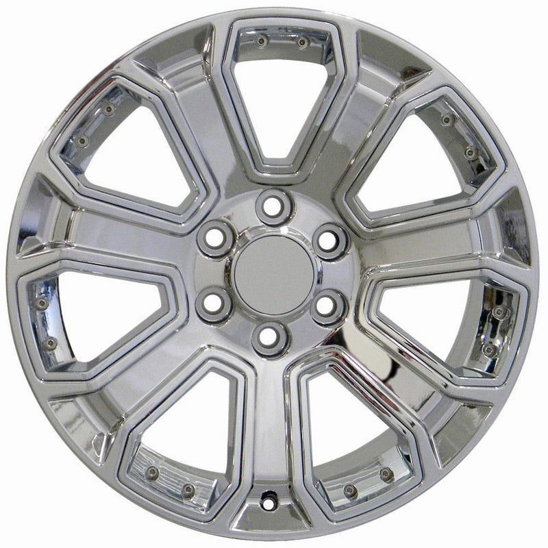 OE Wheels CV93 Chrome Wheel Chrome Wheel with Chrome Insert