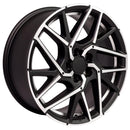 OE Wheels HD06 Machined Wheel Satin Black Machined Wheel