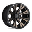 Helo HE901 BW SATIN BLACK MACHINED W/ DARK TINT