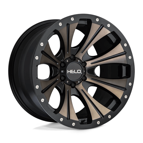 Helo HE901 BW SATIN BLACK MACHINED W/ DARK TINT