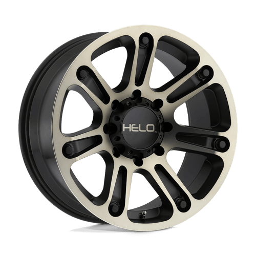 Helo HE904 BW SATIN BLACK MACHINED W/ DARK TINT