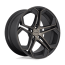 Foose 1PC F168 IMPALA N2 MATTE MACHINED DOUBLE DARK TINT