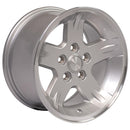 OE Wheels JP03 Silver Wheel Silver Wheel with Machined Lip