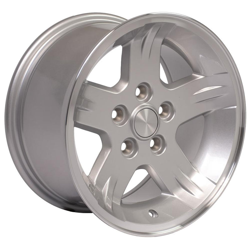 OE Wheels JP03 Silver Wheel Silver Wheel with Machined Lip