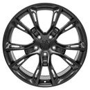 OE Wheels JP16 Black Wheel Satin Black Wheel