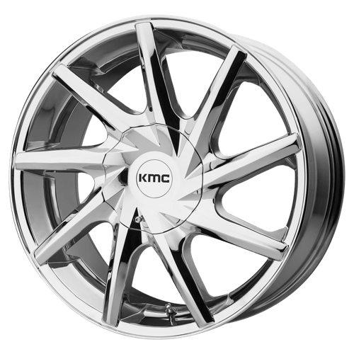 KMC KM705 BURST BW CHROME