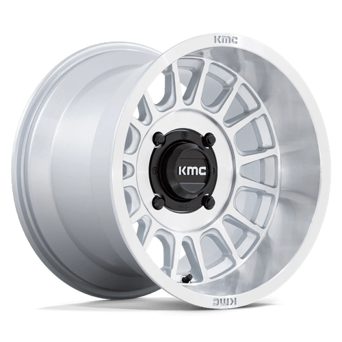 KMC Powersports KS138 IMPACT UTV NW SILVER W/ MACHINED FACE