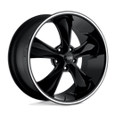 Foose 1PC F104 LEGEND ST GLOSS BLACK MILLED