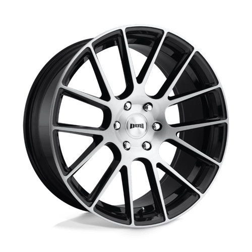 DUB 1PC S206 LUXE N2 GLOSS BLACK BRUSHED