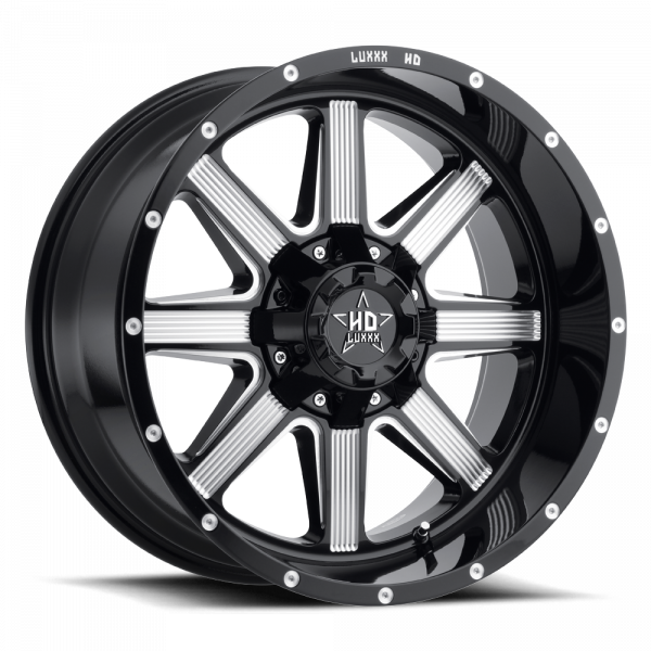LUXXX HD LHD10 Gloss Black Milled