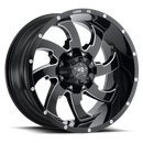 LUXXX HD LHD12 Gloss Black Milled