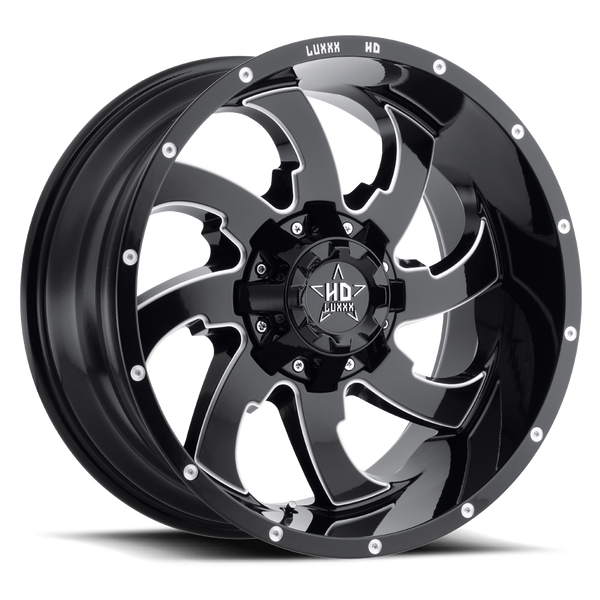 LUXXX HD LHD12 Gloss Black Milled