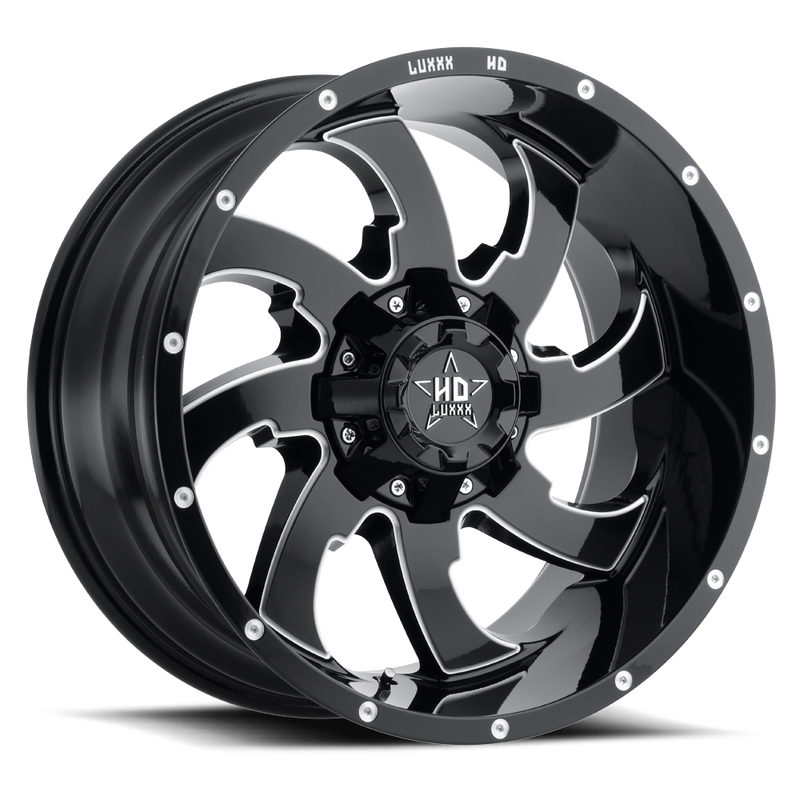 LUXXX HD LHD12 Gloss Black Milled